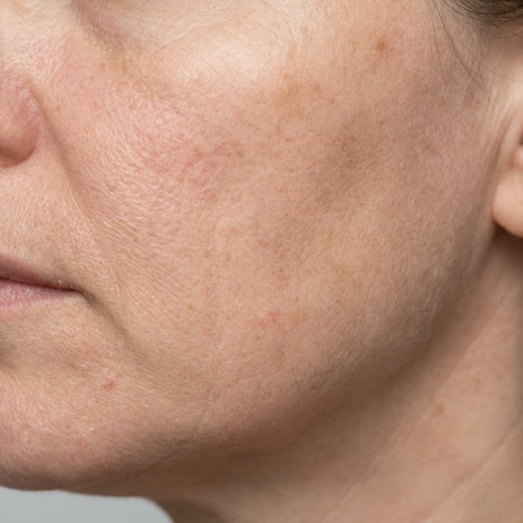 Skin before treatment