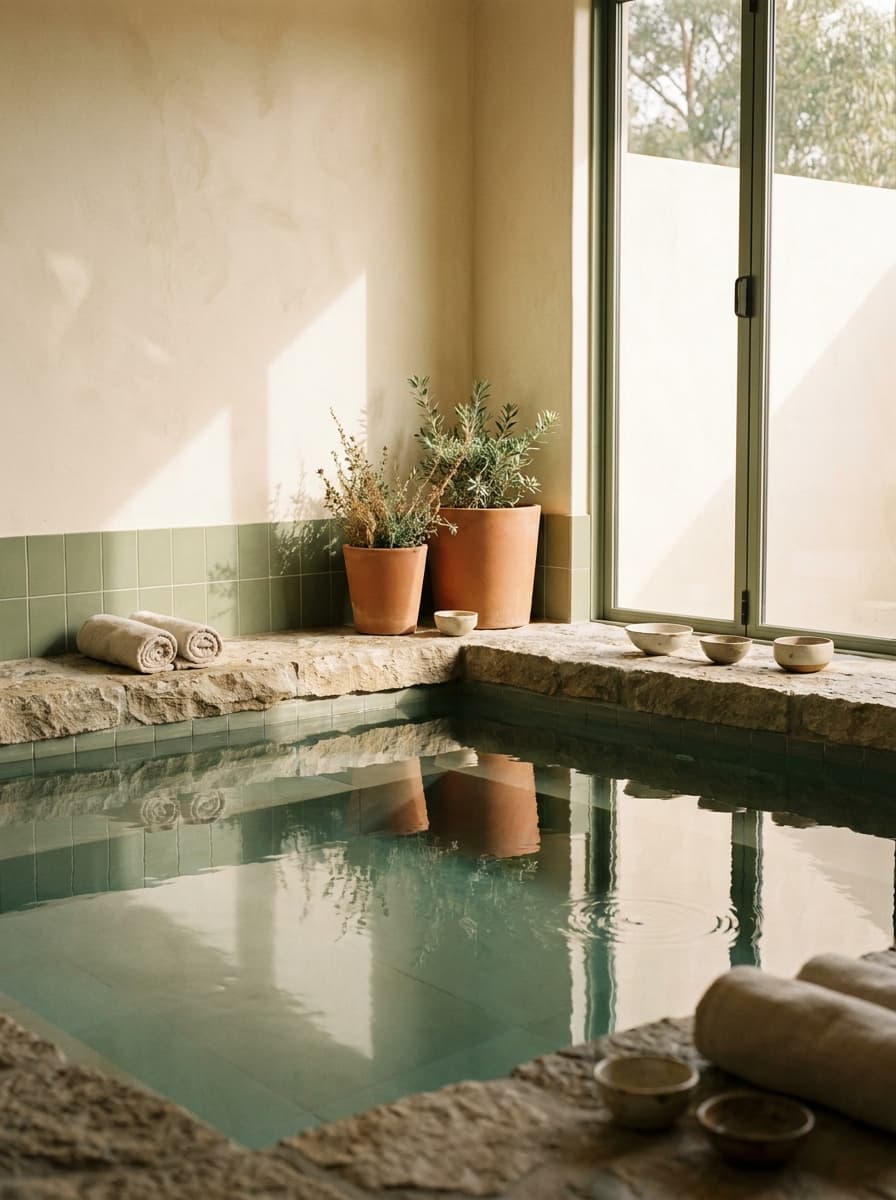 Soaking pool